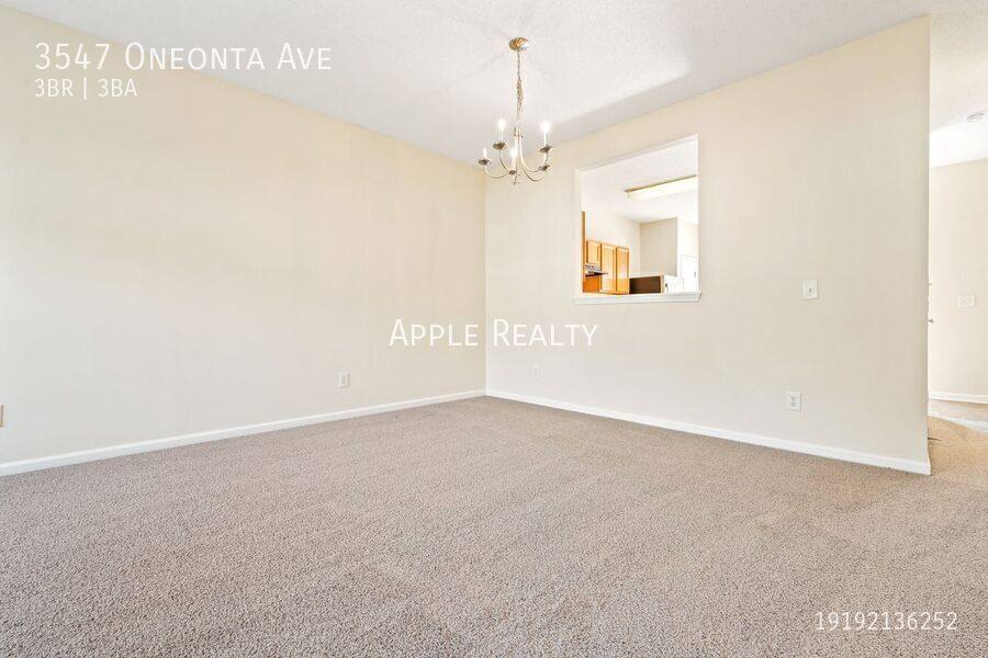Townhouse for rent at 3547 Oneonta Ave, Raleigh, NC 27604