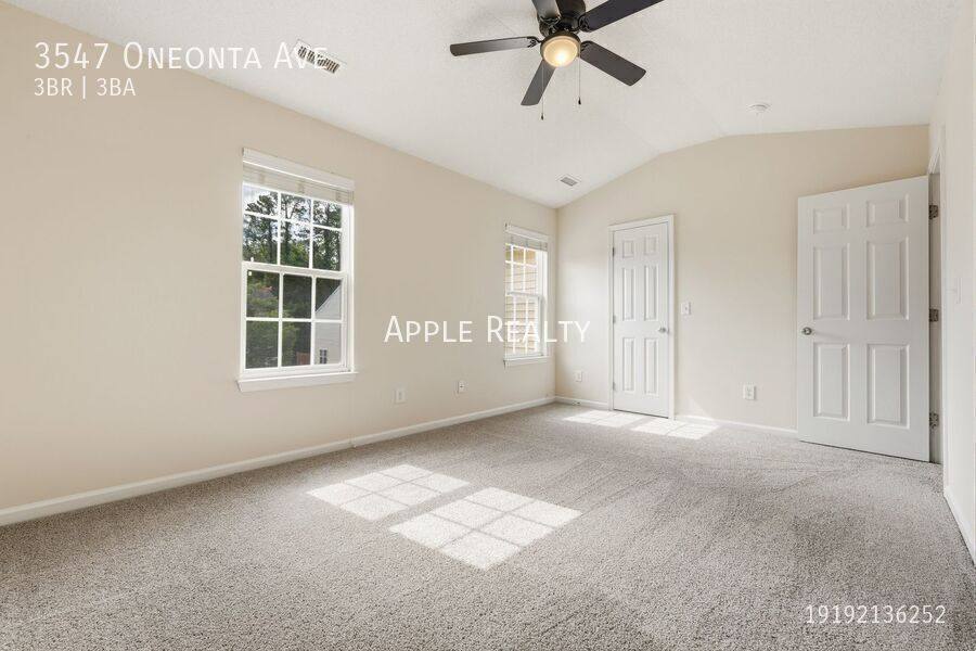 Townhouse for rent at 3547 Oneonta Ave, Raleigh, NC 27604