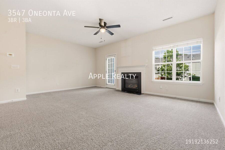 Townhouse for rent at 3547 Oneonta Ave, Raleigh, NC 27604