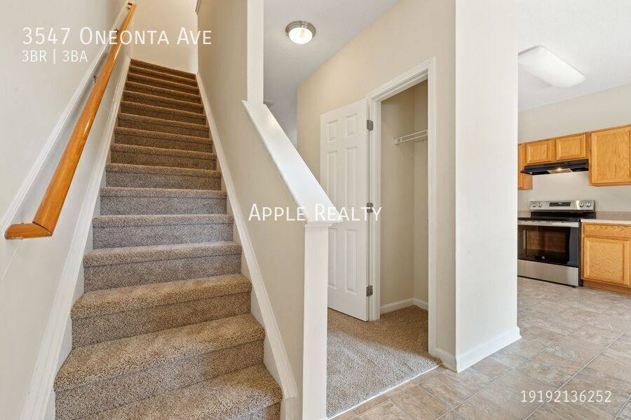 Townhouse for rent at 3547 Oneonta Ave, Raleigh, NC 27604