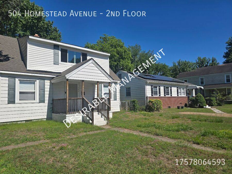 Apartment for rent at 504 Homestead Ave - 2nd Floor, Hampton, VA 23661