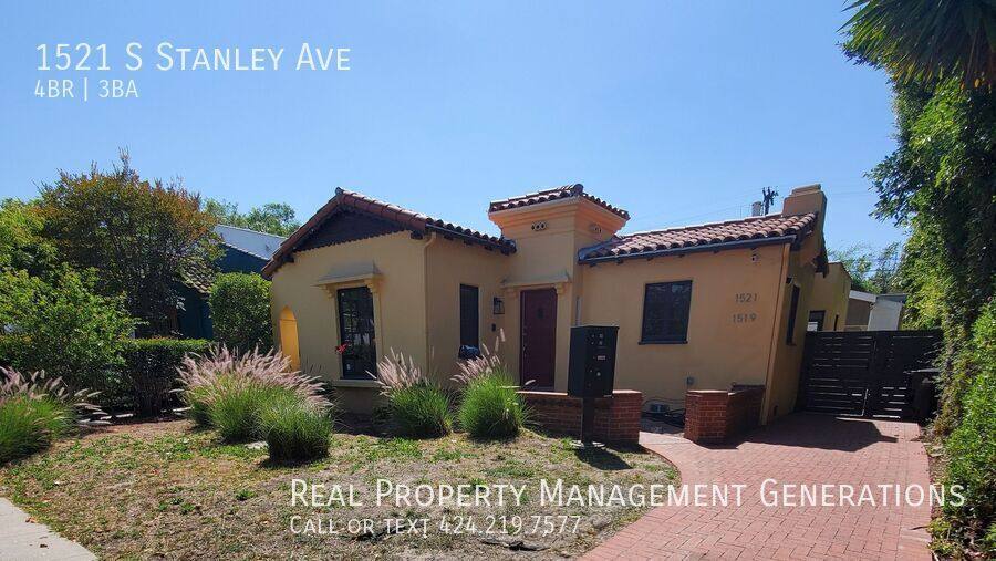 House for rent at 1521 S Stanley Ave, Los Angeles, CA 90019