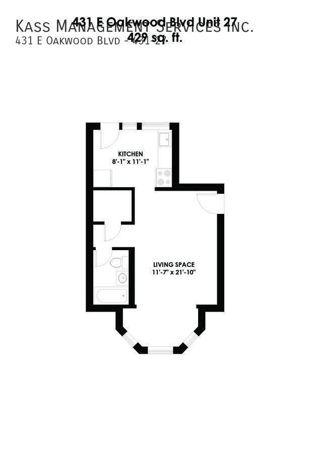 Apartment for rent at 431 E Oakwood Blvd #27, Chicago, IL 60653