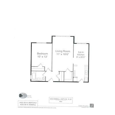 Apartment for rent at 4202 N Kimball Ave #2E, Chicago, IL 60618
