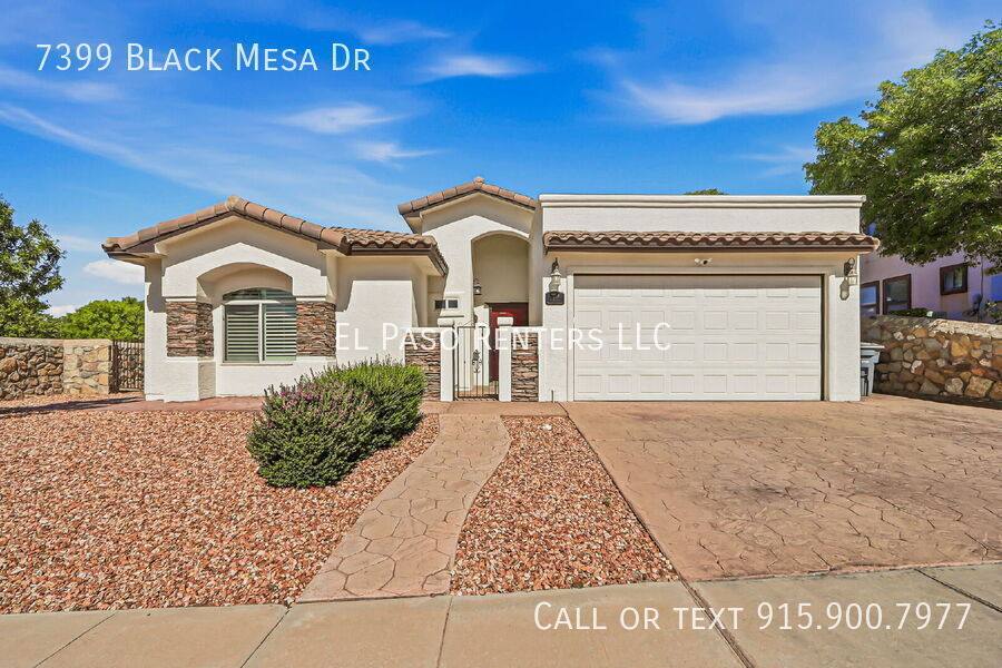 House for rent at 7399 Black Mesa Dr, El Paso, TX 79911