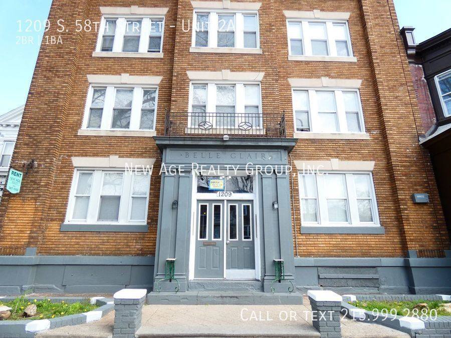 Apartment for rent at 1209 S 58th St #2A, Philadelphia, PA 19143