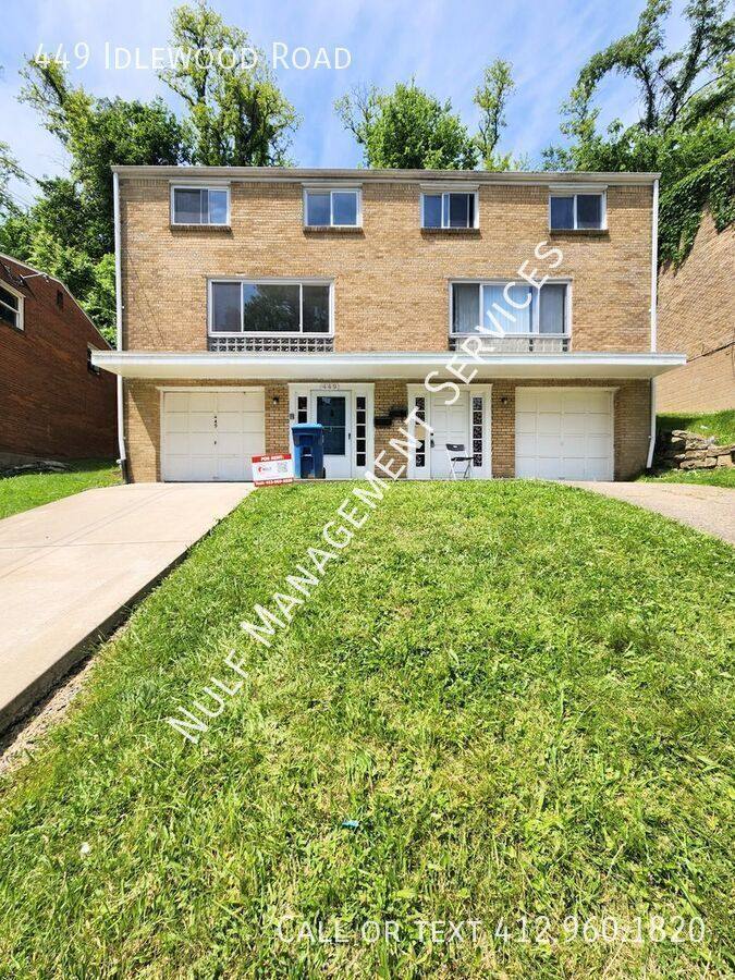Apartment for rent at 449 Idlewood Rd, Pittsburgh, PA 15235