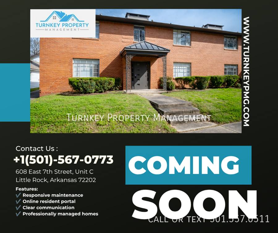 Apartment for rent at 608 E 7th St, Little Rock, AR 72202