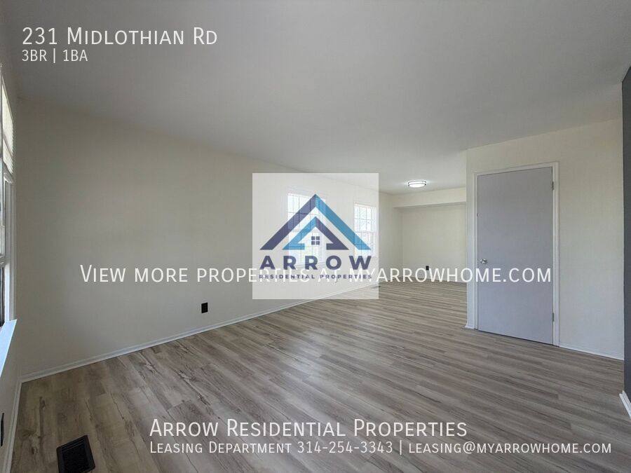 House for rent at 231 Midlothian Rd, Saint Louis, MO 63137