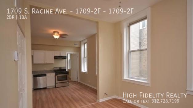 Apartment for rent at 1709 S Racine Ave #2F, Chicago, IL 60608