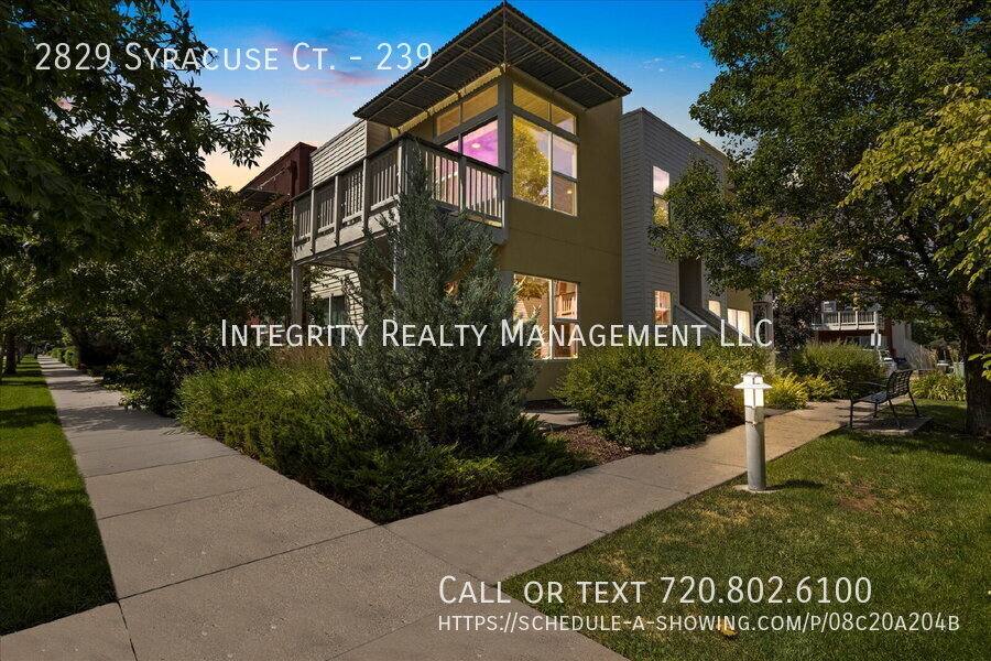 Condo for rent at 2829 Syracuse Court #239, Denver, CO 80238