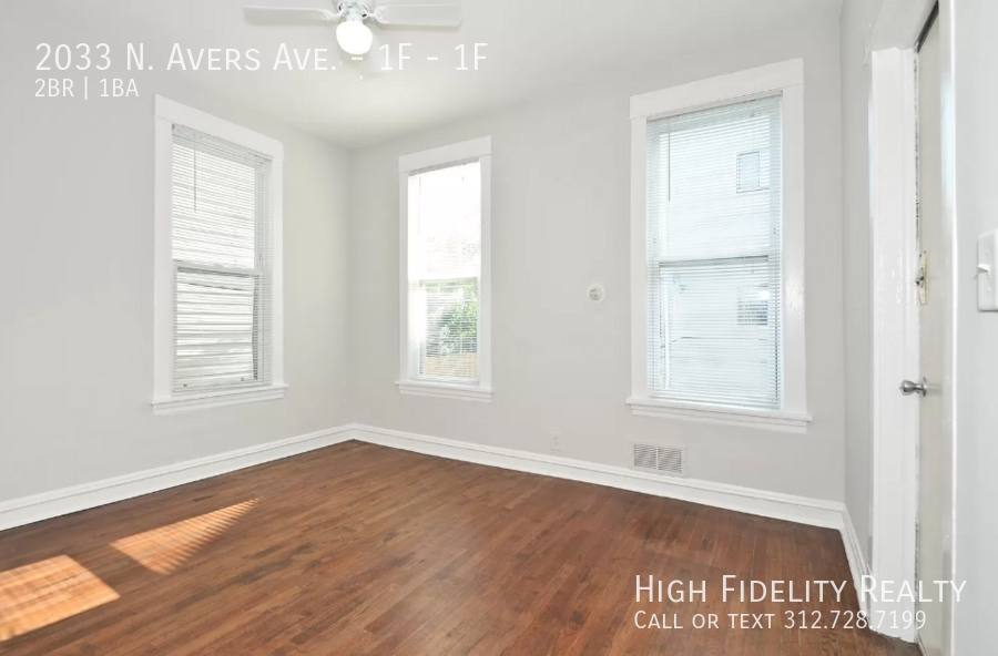 Apartment for rent at 2033 N Avers Ave #1F, Chicago, IL 60647