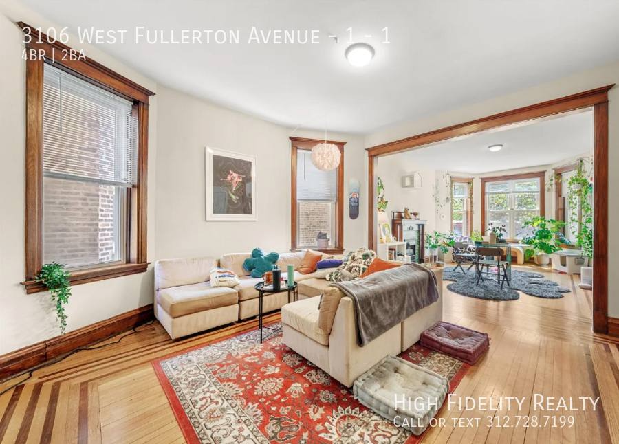 Apartment for rent at 3106 W Fullerton Ave #1, Chicago, IL 60647