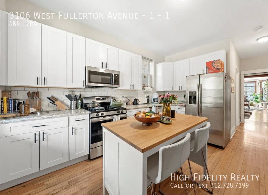 Apartment for rent at 3106 W Fullerton Ave #1, Chicago, IL 60647