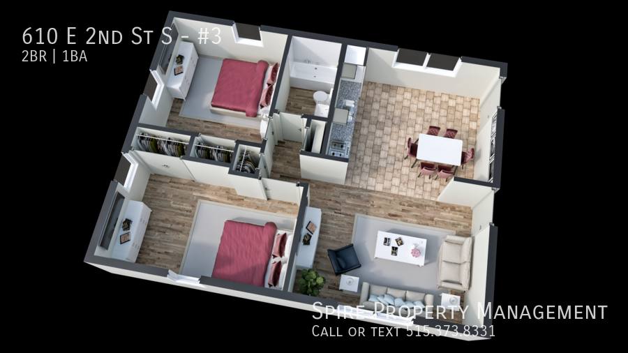 Apartment for rent at 610 E 2nd St S #3, Newton, IA 50208