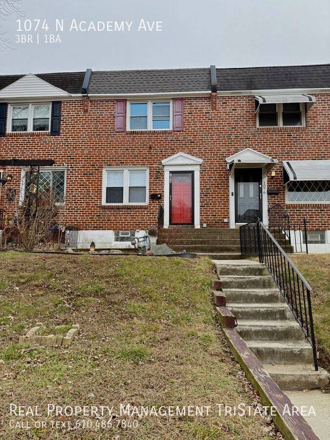 House for rent at 1074 N Academy Ave, Glenolden, PA 19036
