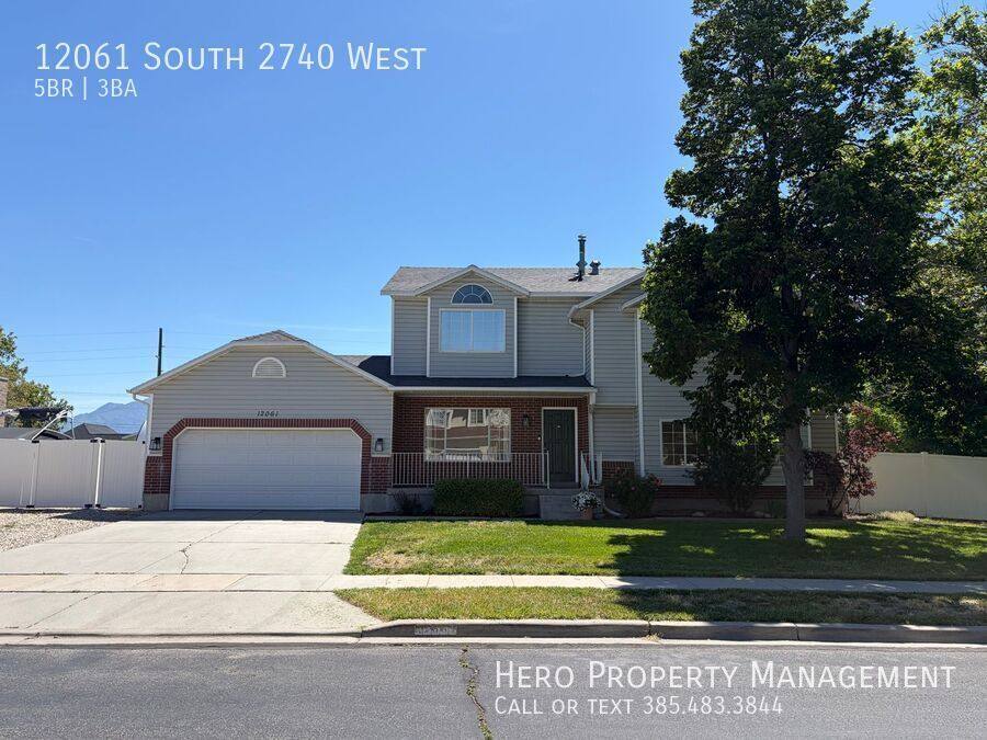 House for rent at 12061 S 2740 W, Riverton, UT 84065