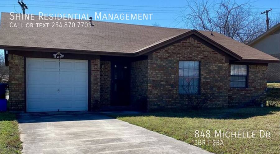 House for rent at 848 Michelle Dr, Copperas Cove, TX 76522
