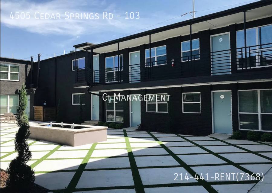 Apartment for rent at 4505 Cedar Springs Rd #103, Dallas, TX 75219