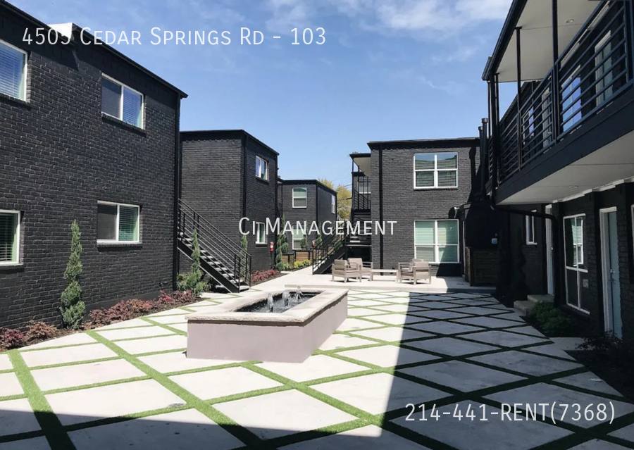 Apartment for rent at 4505 Cedar Springs Rd #103, Dallas, TX 75219