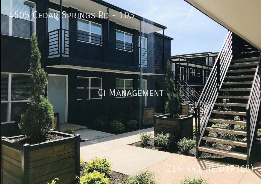 Apartment for rent at 4505 Cedar Springs Rd #103, Dallas, TX 75219