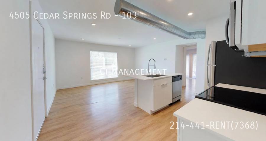 Apartment for rent at 4505 Cedar Springs Rd #103, Dallas, TX 75219