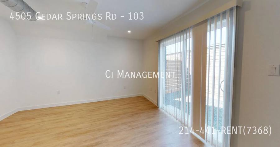 Apartment for rent at 4505 Cedar Springs Rd #103, Dallas, TX 75219