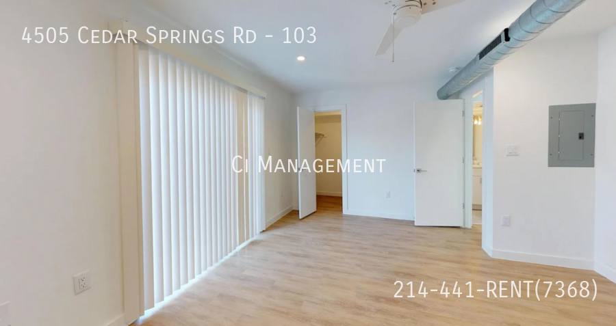 Apartment for rent at 4505 Cedar Springs Rd #103, Dallas, TX 75219