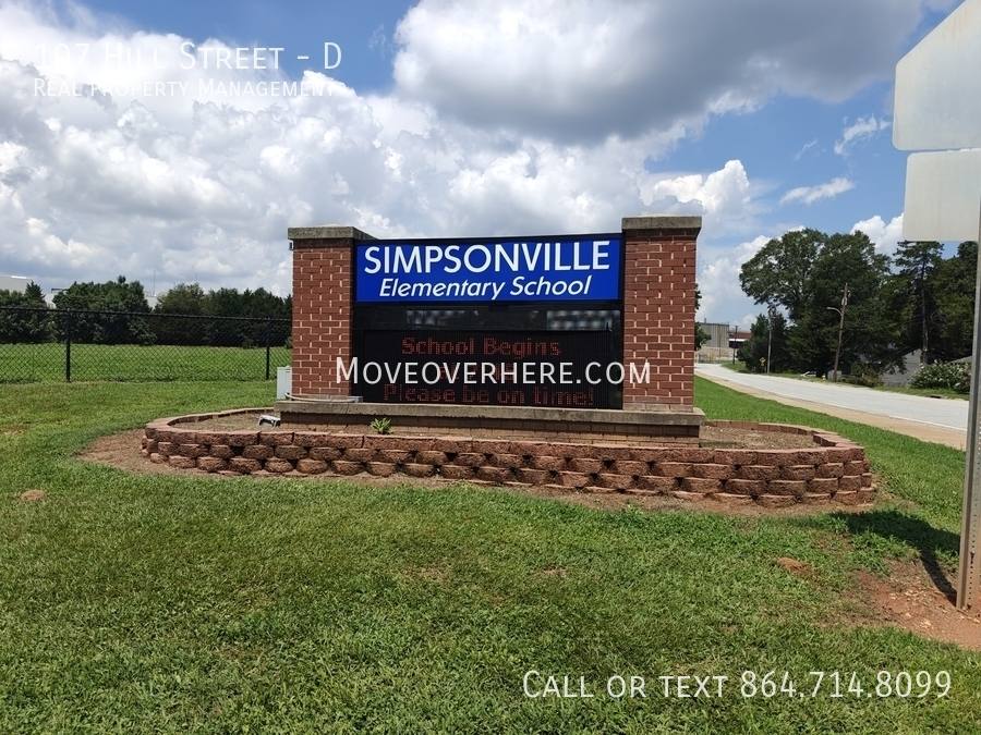 Apartment for rent at 107 Hill St #D, Simpsonville, SC 29681