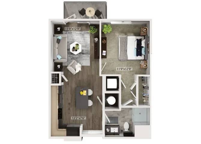 Apartment for rent at 1515 S Lamar Blvd #B1, Austin, TX 78704