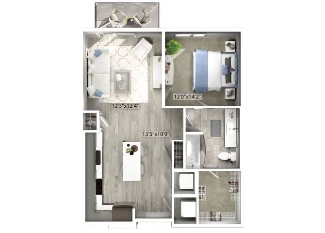 Apartment for rent at 1515 S Lamar Blvd #B1, Austin, TX 78704