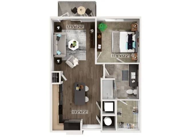 Apartment for rent at 1515 S Lamar Blvd #B1, Austin, TX 78704