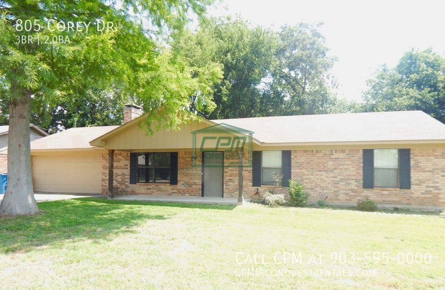 House for rent at 805 Corey Dr, Whitehouse, TX 75791