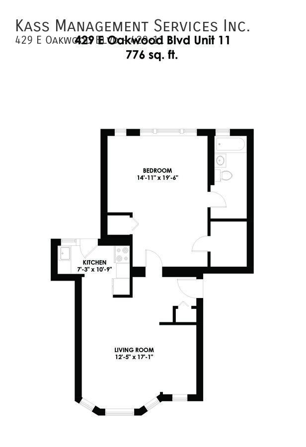Apartment for rent at 429 E Oakwood Blvd #11, Chicago, IL 60653