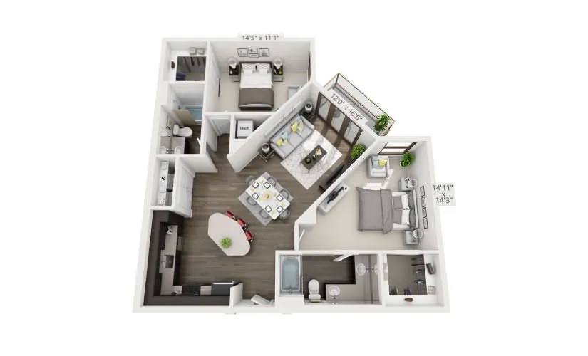 Apartment for rent at 3607 S Lamar Blvd, Austin, TX 78704