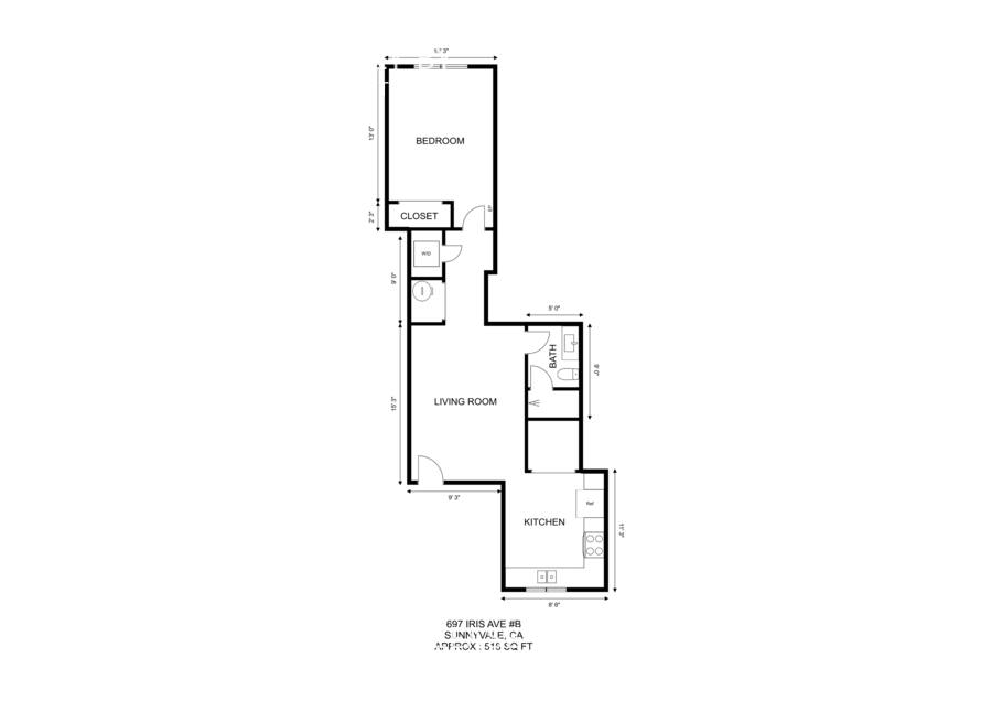 Apartment for rent at 697 Iris Ave #B, Sunnyvale, CA 94086