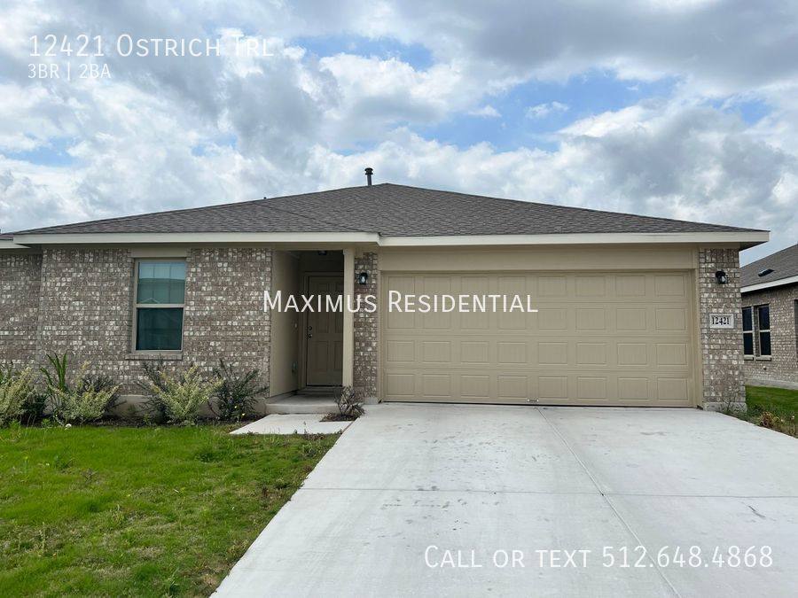 House for rent at 12421 Ostrich Trail, Manor, TX 78653