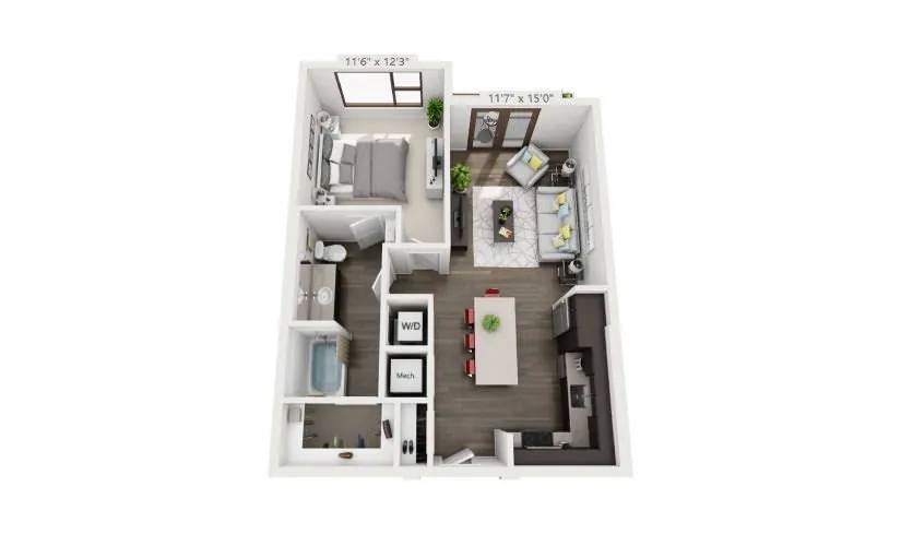 Apartment for rent at 3607 S Lamar Blvd, Austin, TX 78704