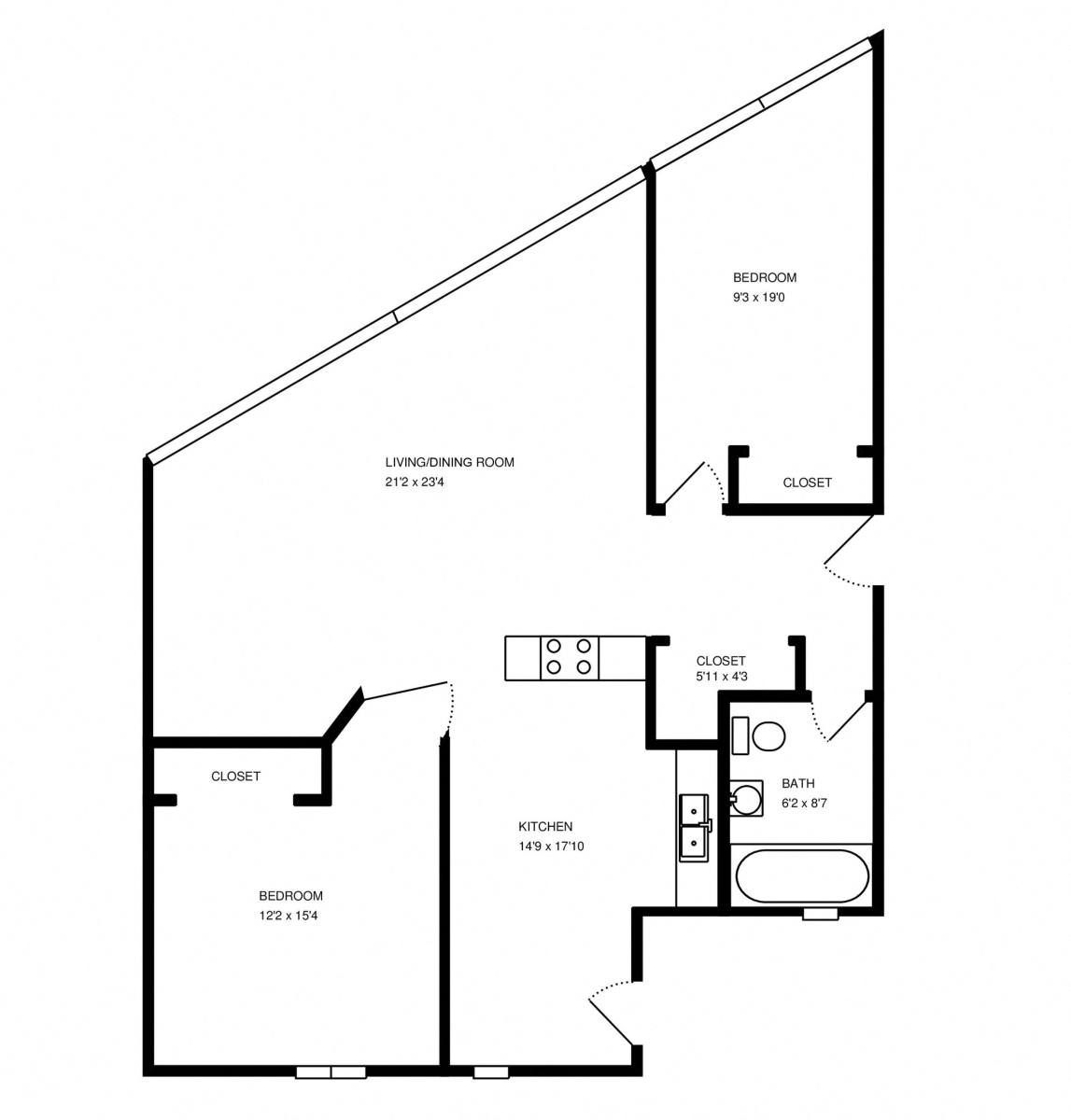 Apartment for rent at 2849 N Orchard St, Chicago, IL 60657