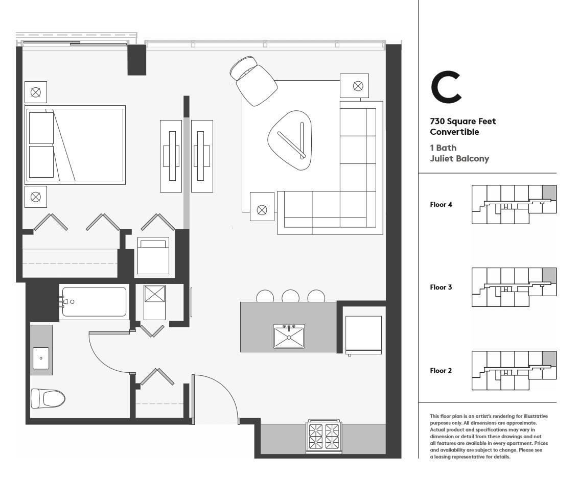 Apartment for rent at 1819 W Division St, Chicago, IL 60622