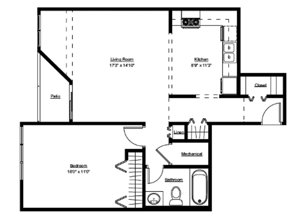 Apartment for rent at 2617 Izard Court #C, Omaha, NE 68131