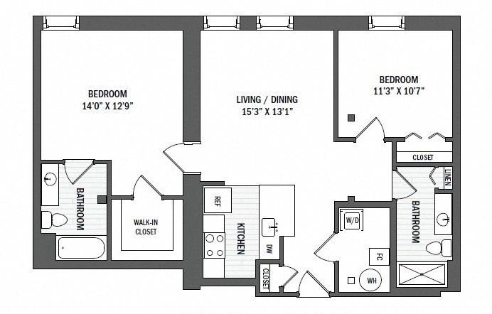 Apartment for rent at 1000 Stone Place #2-424, Melrose, MA 02176