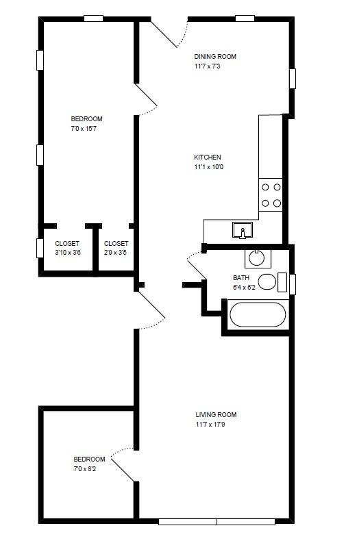 Apartment for rent at 1841 N Hermitage Ave #CH1, Chicago, IL 60622