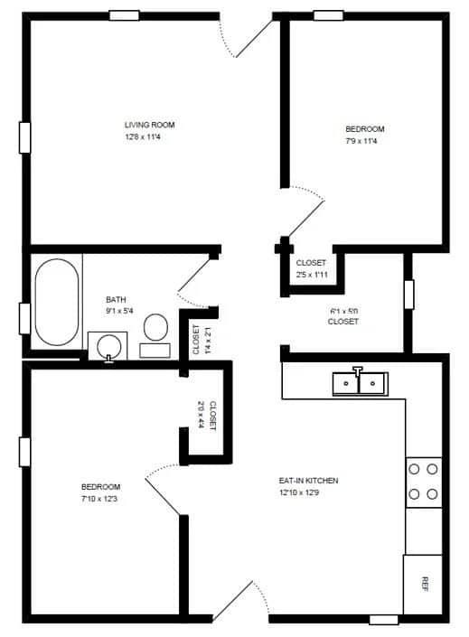 Apartment for rent at 909 N Leavitt St #2R, Chicago, IL 60622