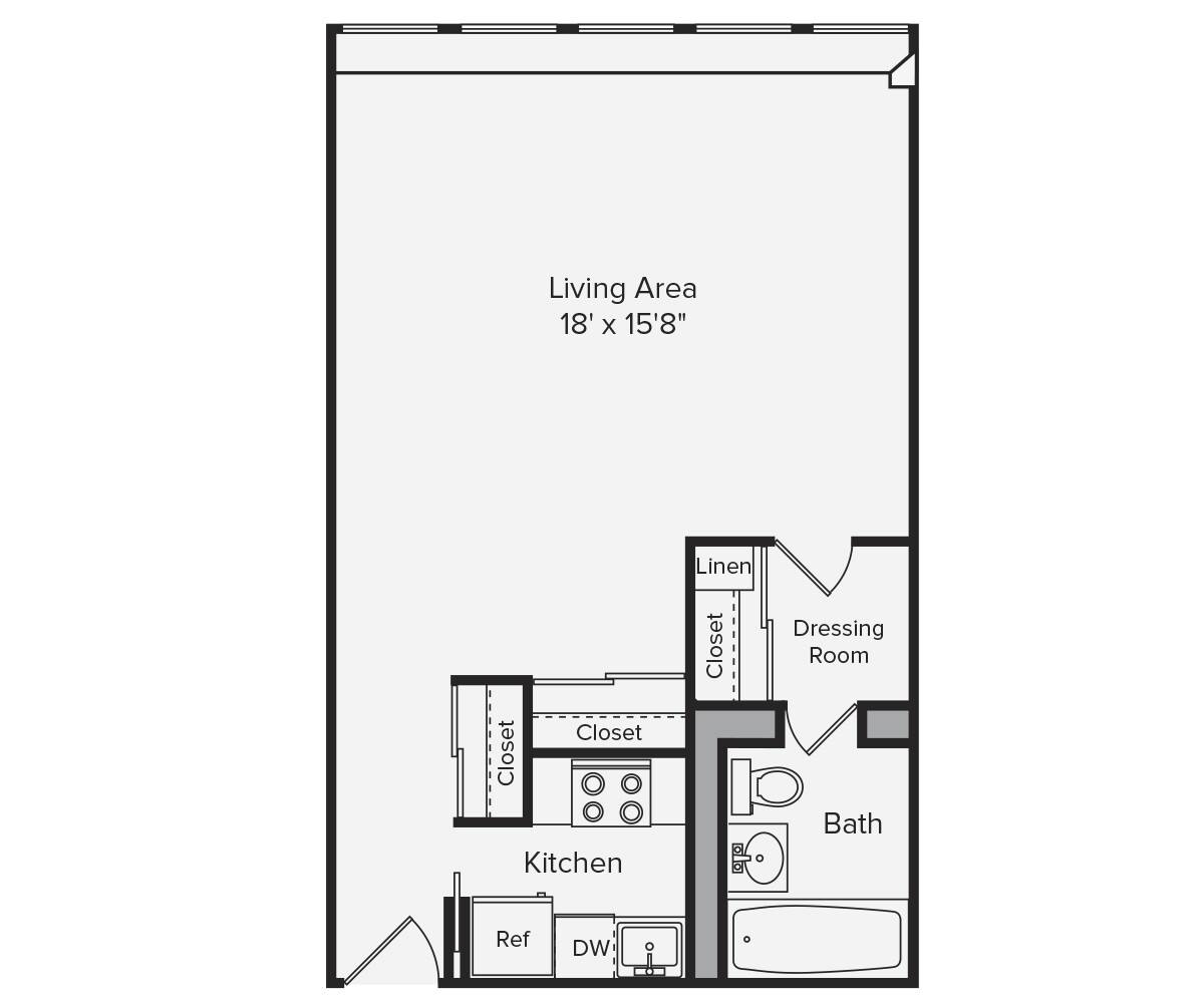 Apartment for rent at 790 Boylston St #15D, Boston, MA 02116