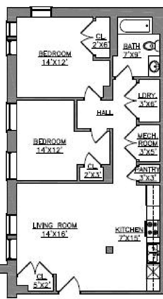 Condo for rent at 3223 N Sheffield Ave #1RW, Chicago, IL 60657