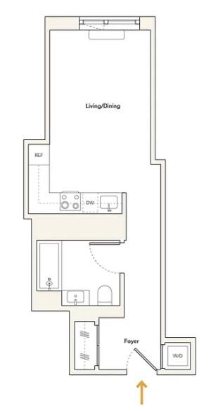 Apartment for rent at 111 Broad St #2410, New York, NY 10004