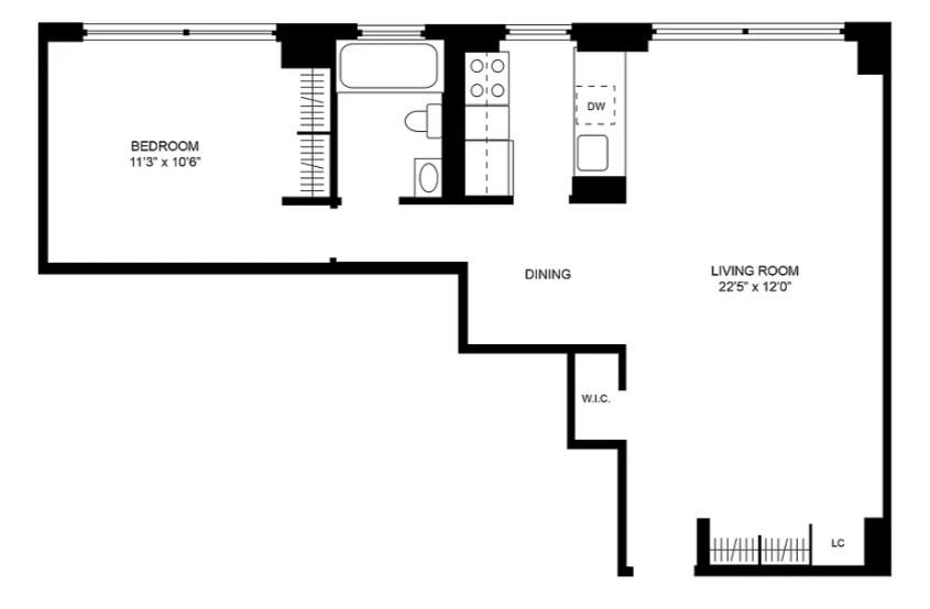 Apartment for rent at 120 E 34th St #301, New York, NY 10016