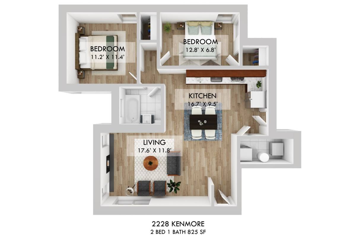 Apartment for rent at 2228 N Kenmore Ave #1R, Chicago, IL 60614