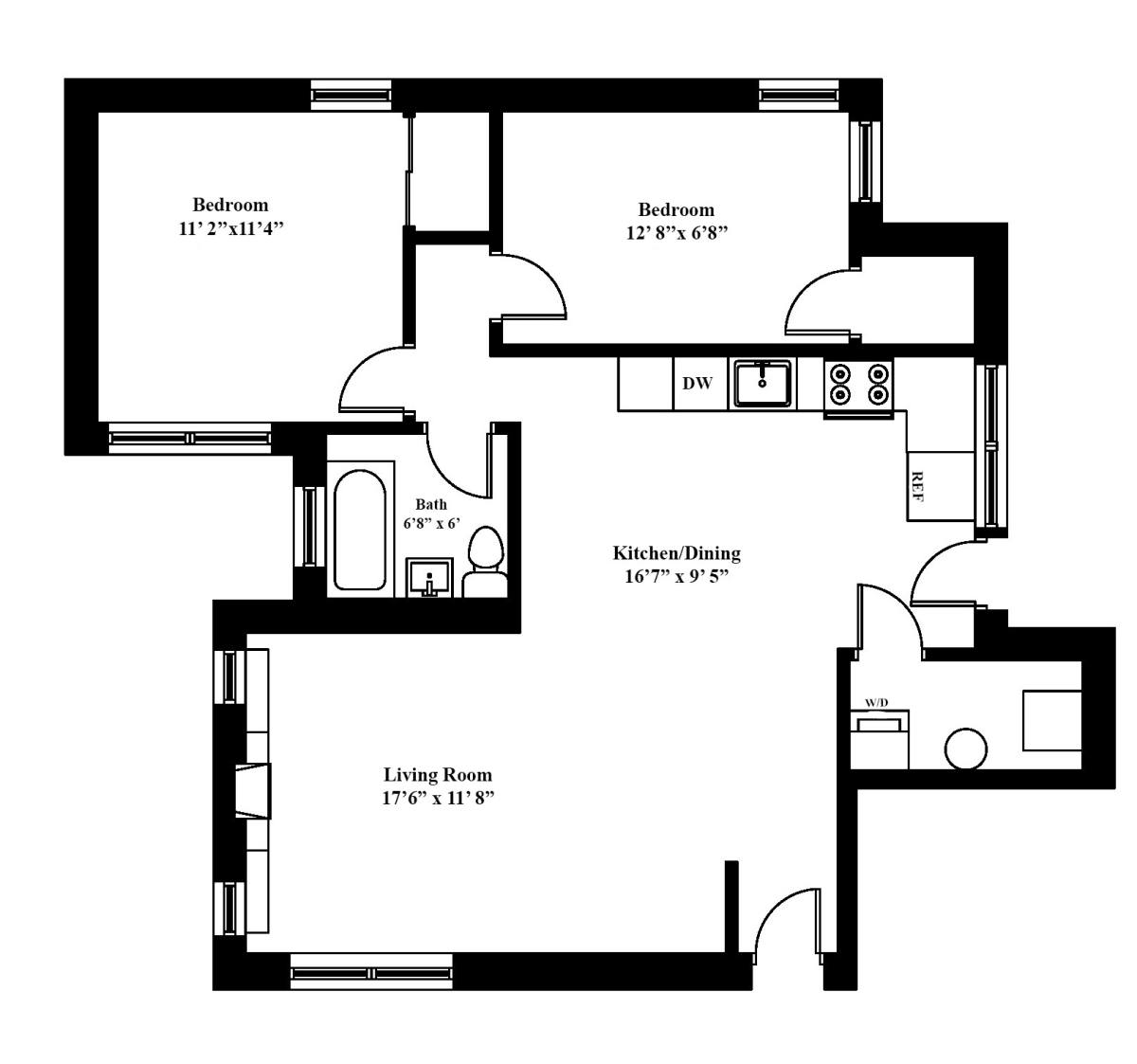 Apartment for rent at 2228 N Kenmore Ave #1R, Chicago, IL 60614